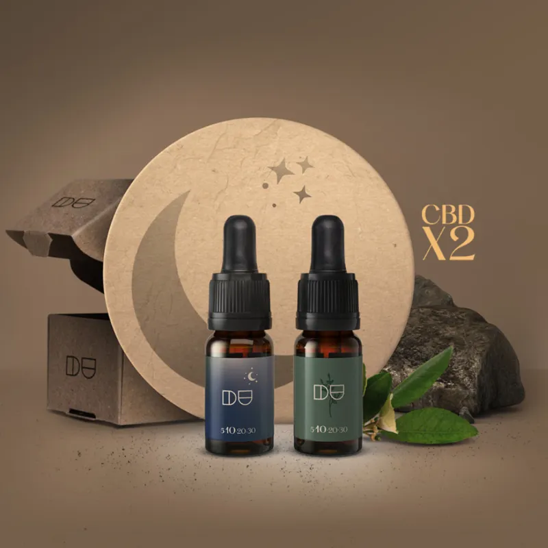 Pack Dormir Bien de Ducreams con dos aceites de CBD